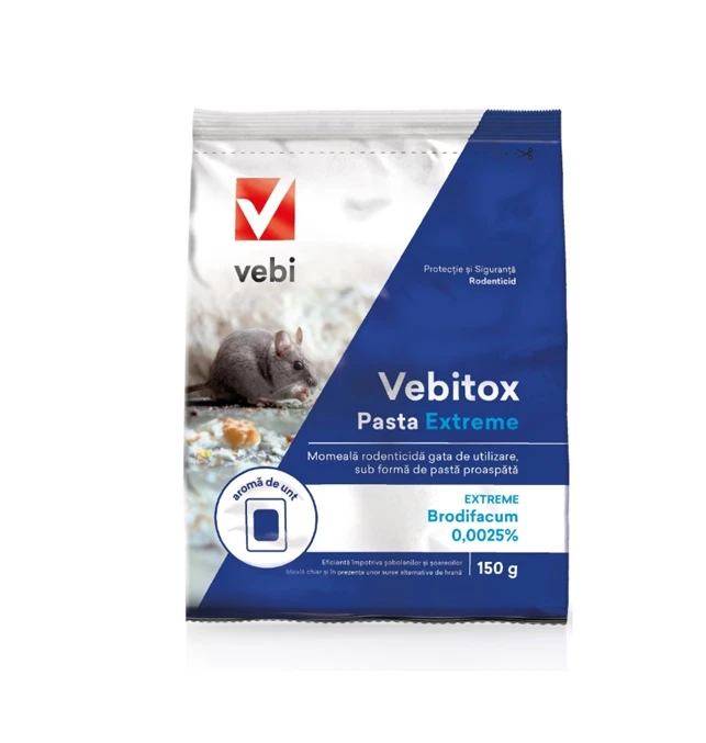 Raticid Pastă Extreme 150Gr Vebitox